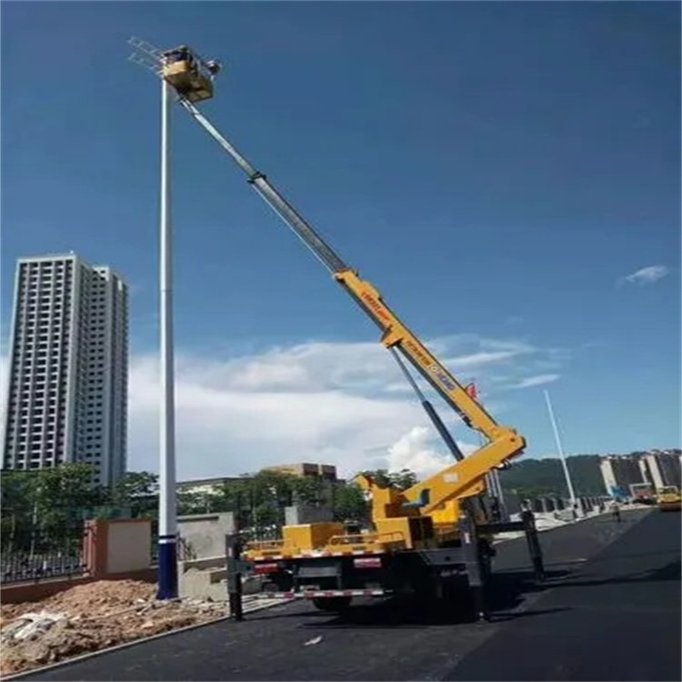 豆河镇维修路灯的曲臂升降车出租