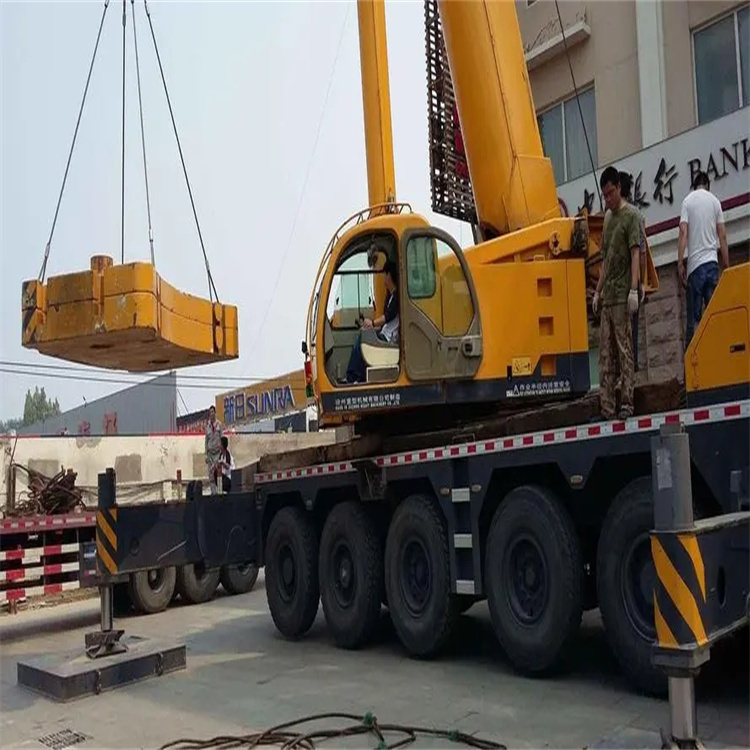 豆河镇当地吊车出租|机器吊装|75吨|工厂搬迁服务